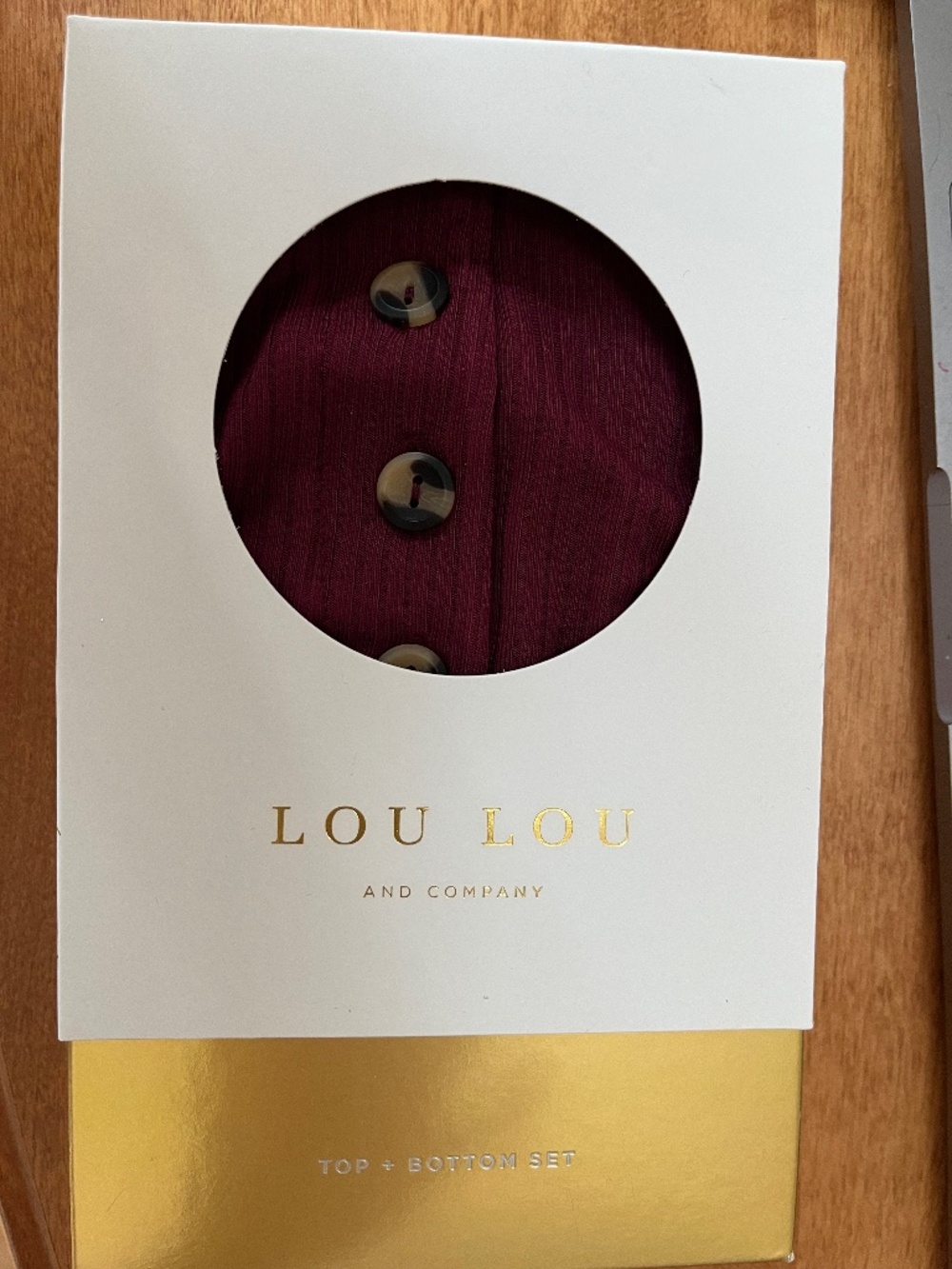 Boxed Lou Lou and Company 2 piece set with twist headband